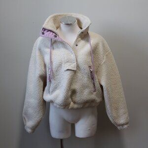 Universal Thread | Teddy Pullover in Cream/Lavendar
